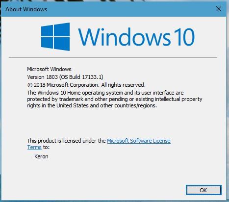 Windows10 RedStone4的RTM版本Build 17133發(fā)布