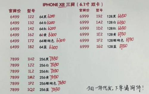 iPhone XR國行開售當(dāng)天價(jià)格破發(fā)