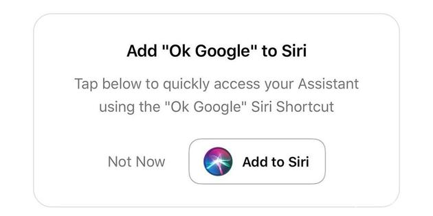 谷歌更新后能讓Siri來啟動Google語音，蘋果尷尬
