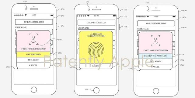 iPhone將來或同時(shí)提供人臉和指紋識別功能